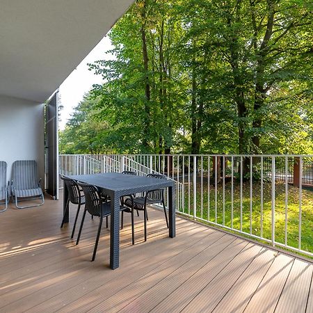 Apartamentyprzymorzu 010 Z Basenem Tarasem I Ogrodkiem Kołobrzeg Eksteriør bilde
